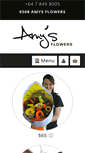 Mobile Screenshot of amysflowers.co.nz